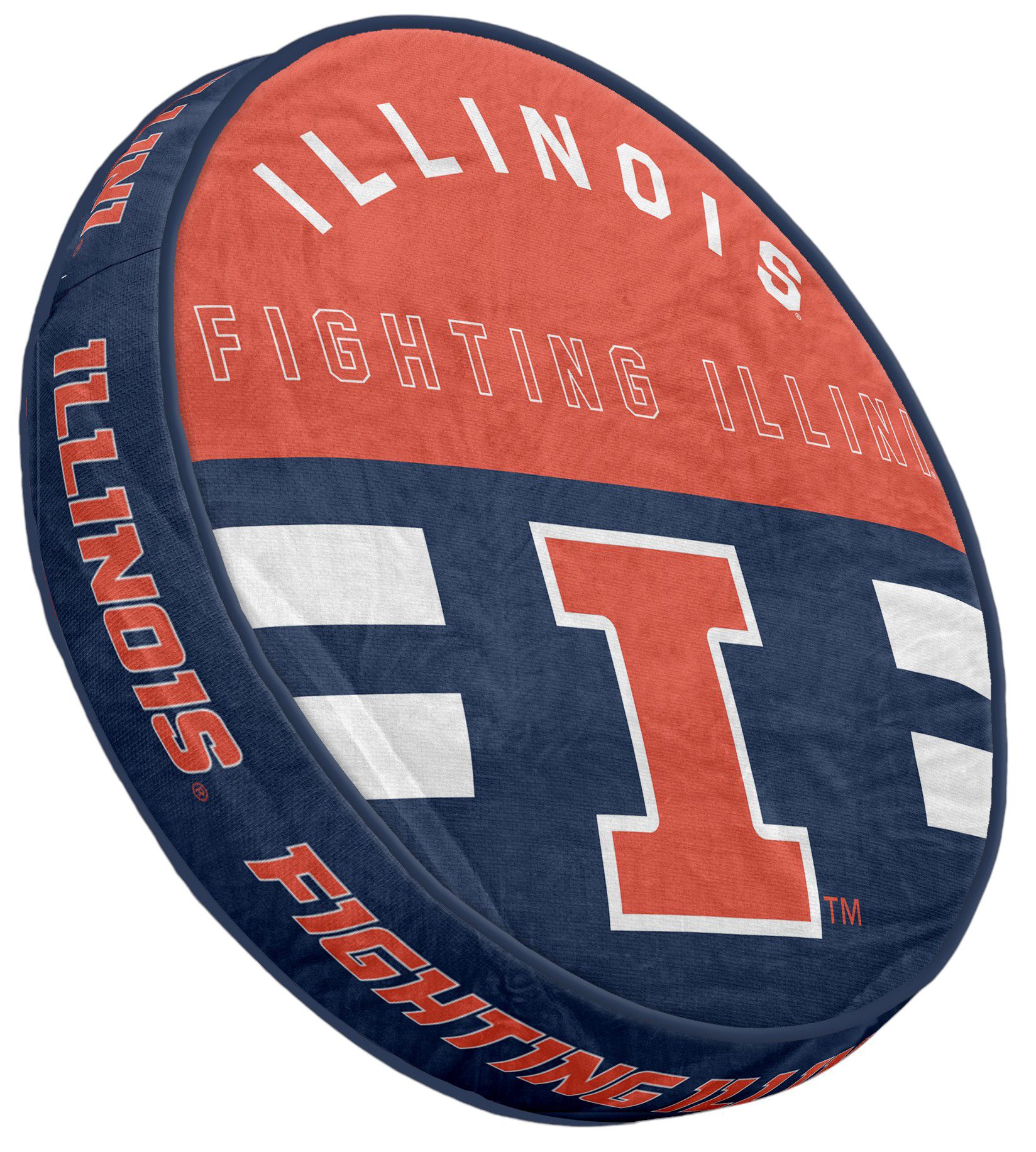 Pegasus NCAA Illinois Fighting Illini Circle Plush Pillow