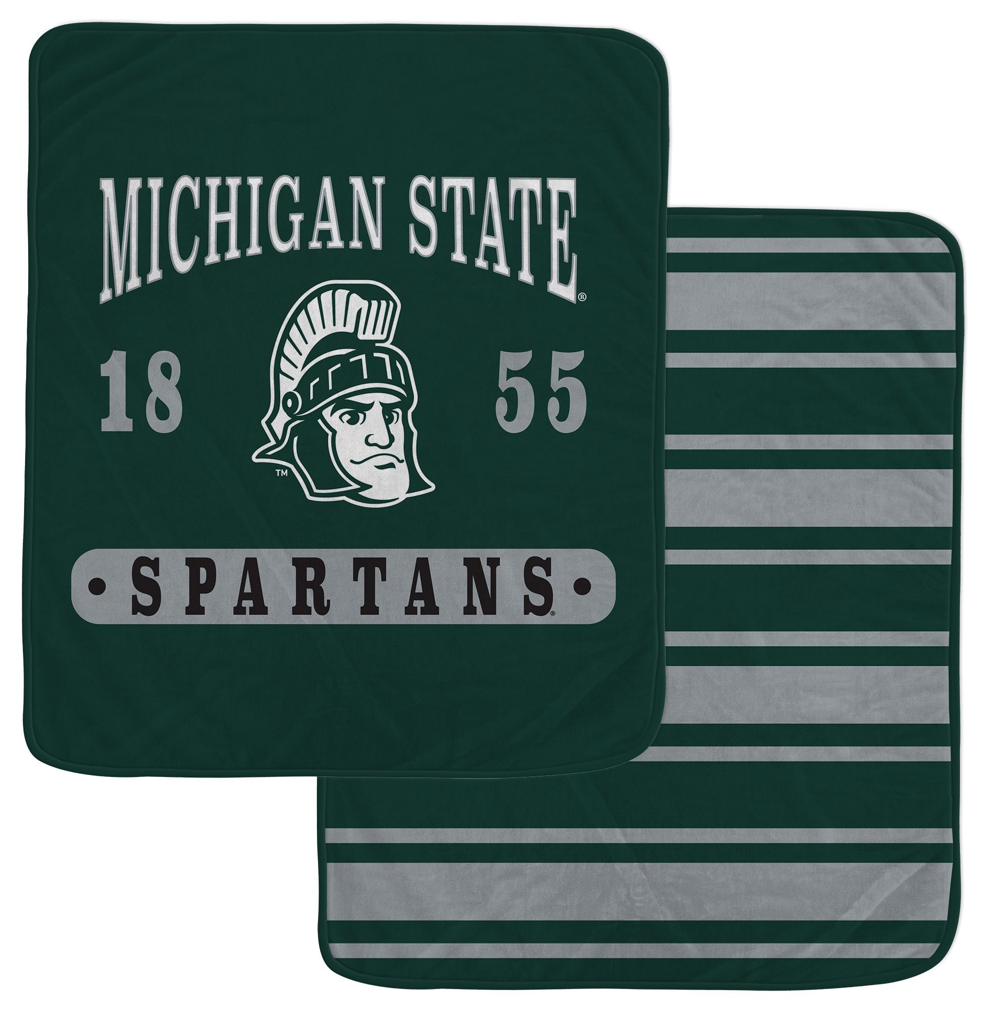 Pegasus NCAA Michigan State Spartans 2 Sided Blanket