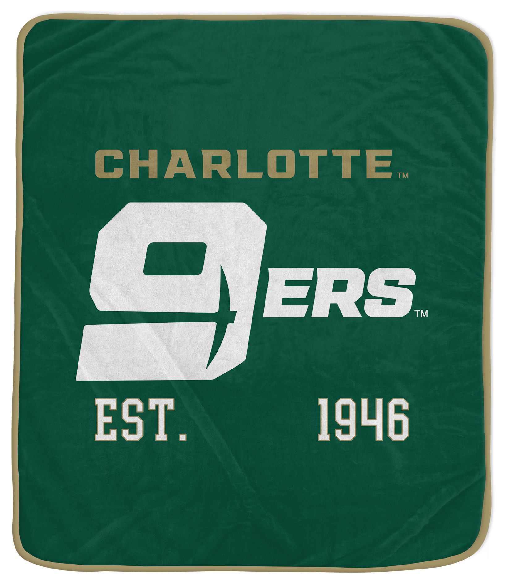 Pegasus NCAA Charlotte 49ers Vintage Arch Blanket
