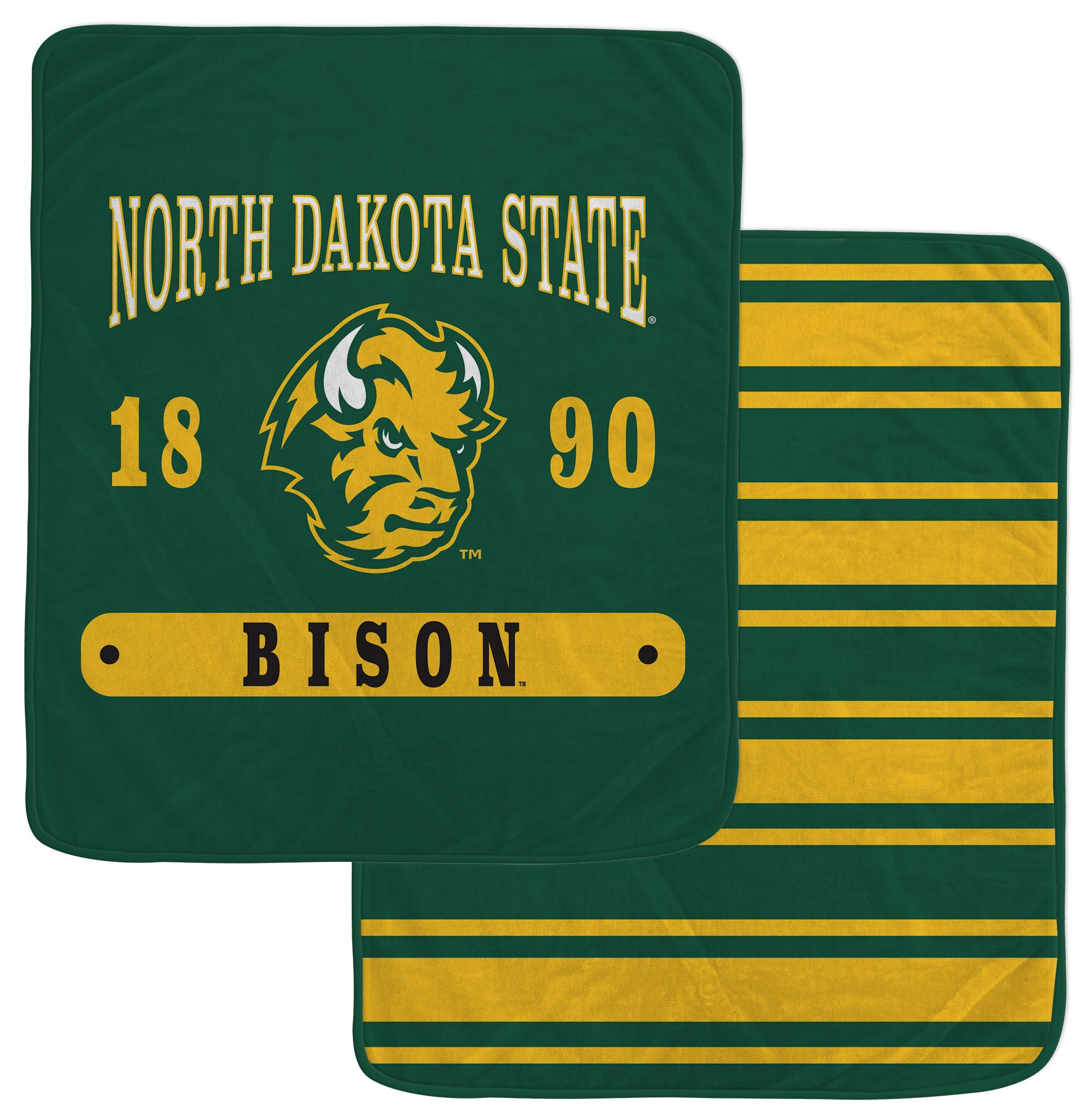 Pegasus NCAA North Dakota State Bison 2 Sided Blanket