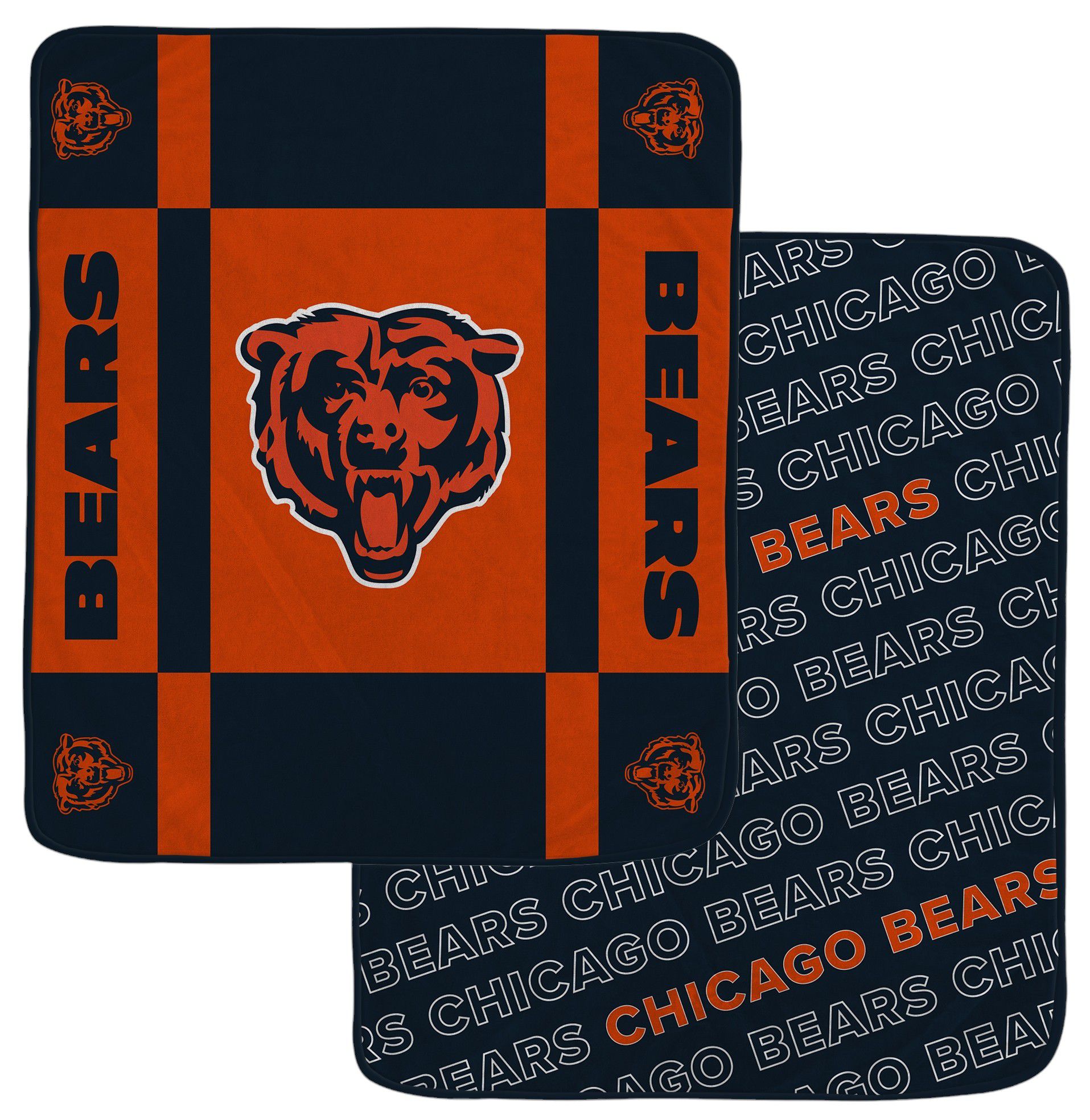 Pegasus NFL Chicago Bears RB Wordmark Blanket