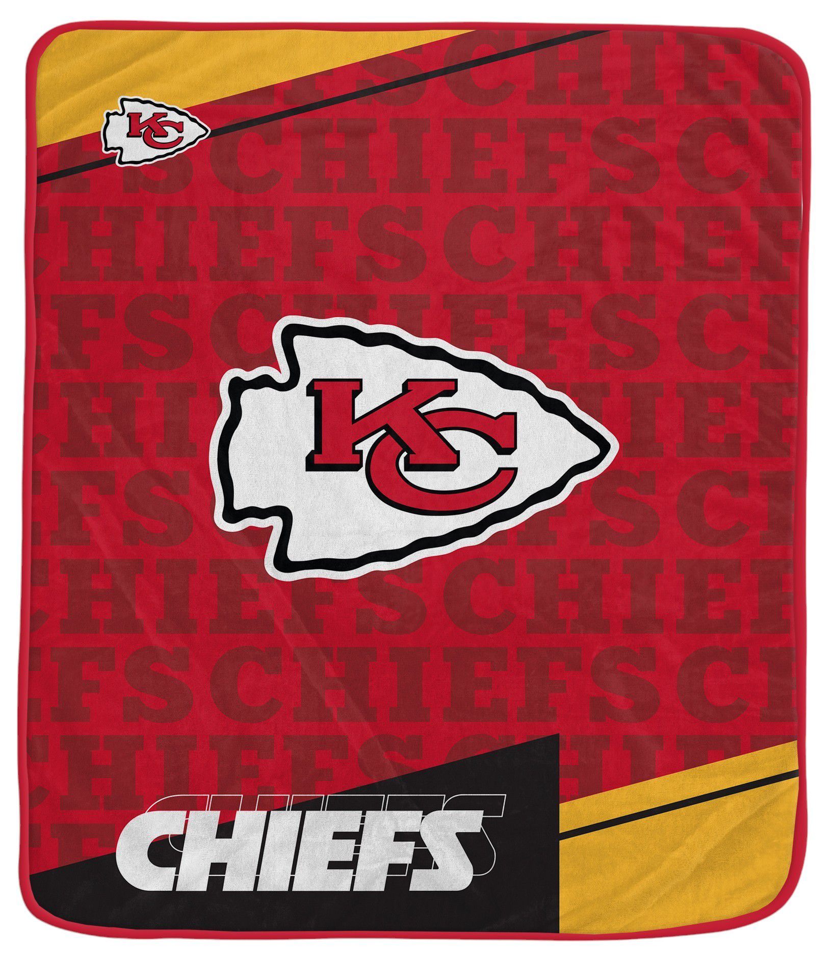 Pegasus NFL Kansas City Chiefs Diagonal Ghost Blanket