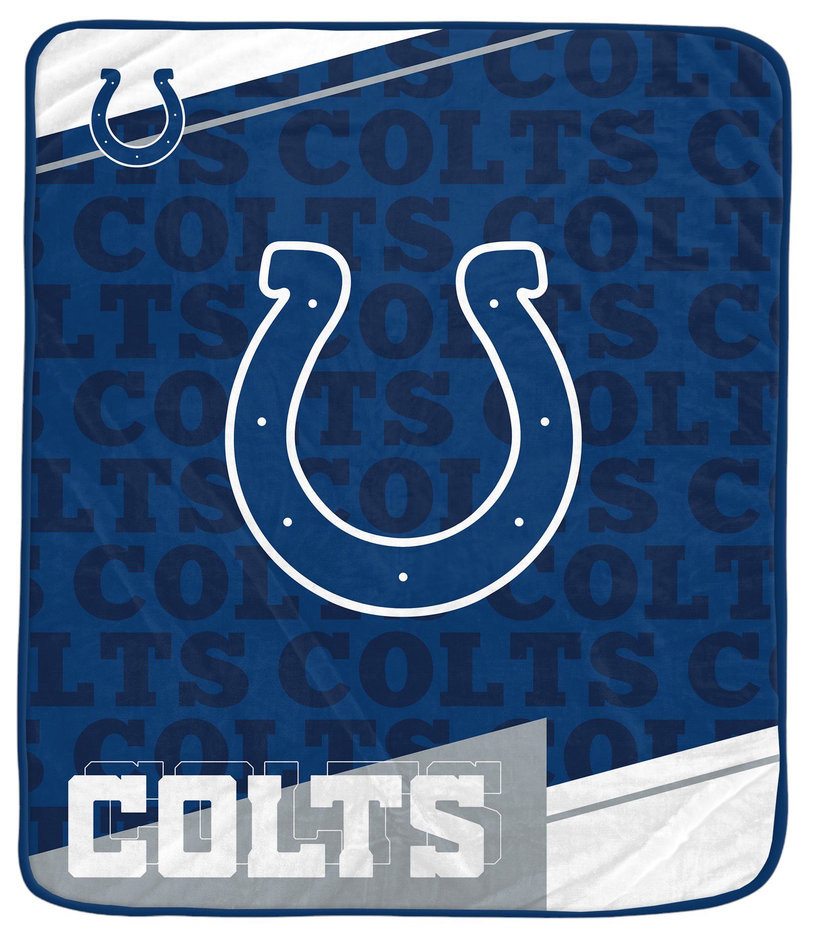 Pegasus NFL Indianapolis Colts Diagonal Ghost Blanket