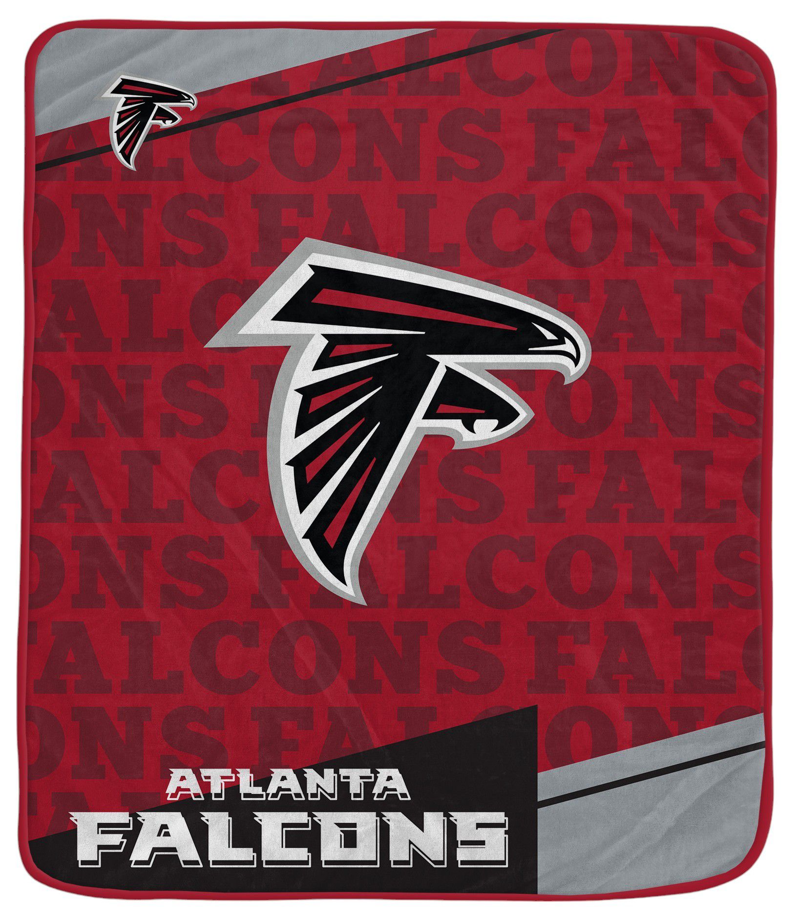 Pegasus NFL Atlanta Falcons Diagonal Ghost Blanket