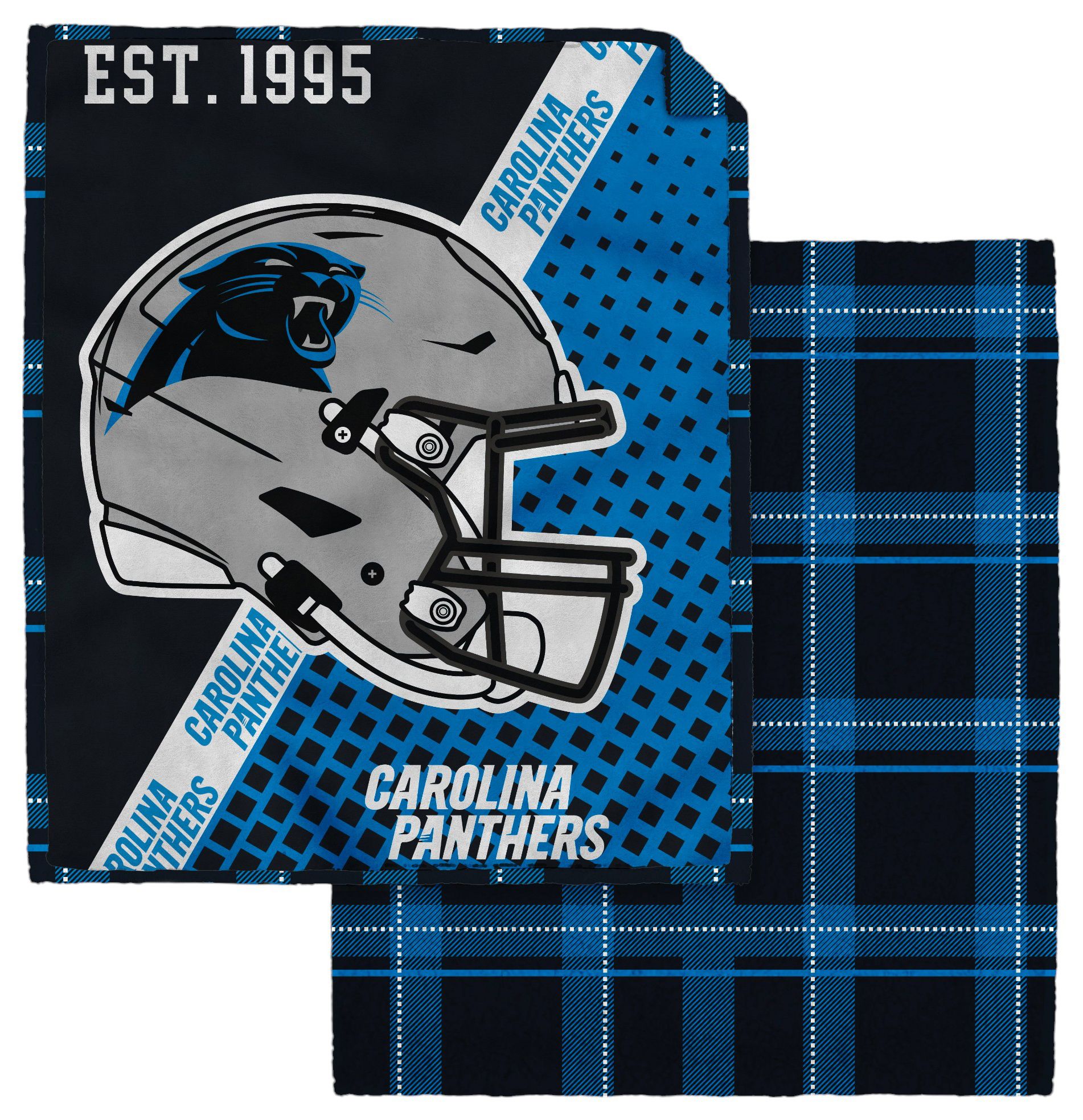 Pegasus NFL Carolina Panthers Helmet Blanket