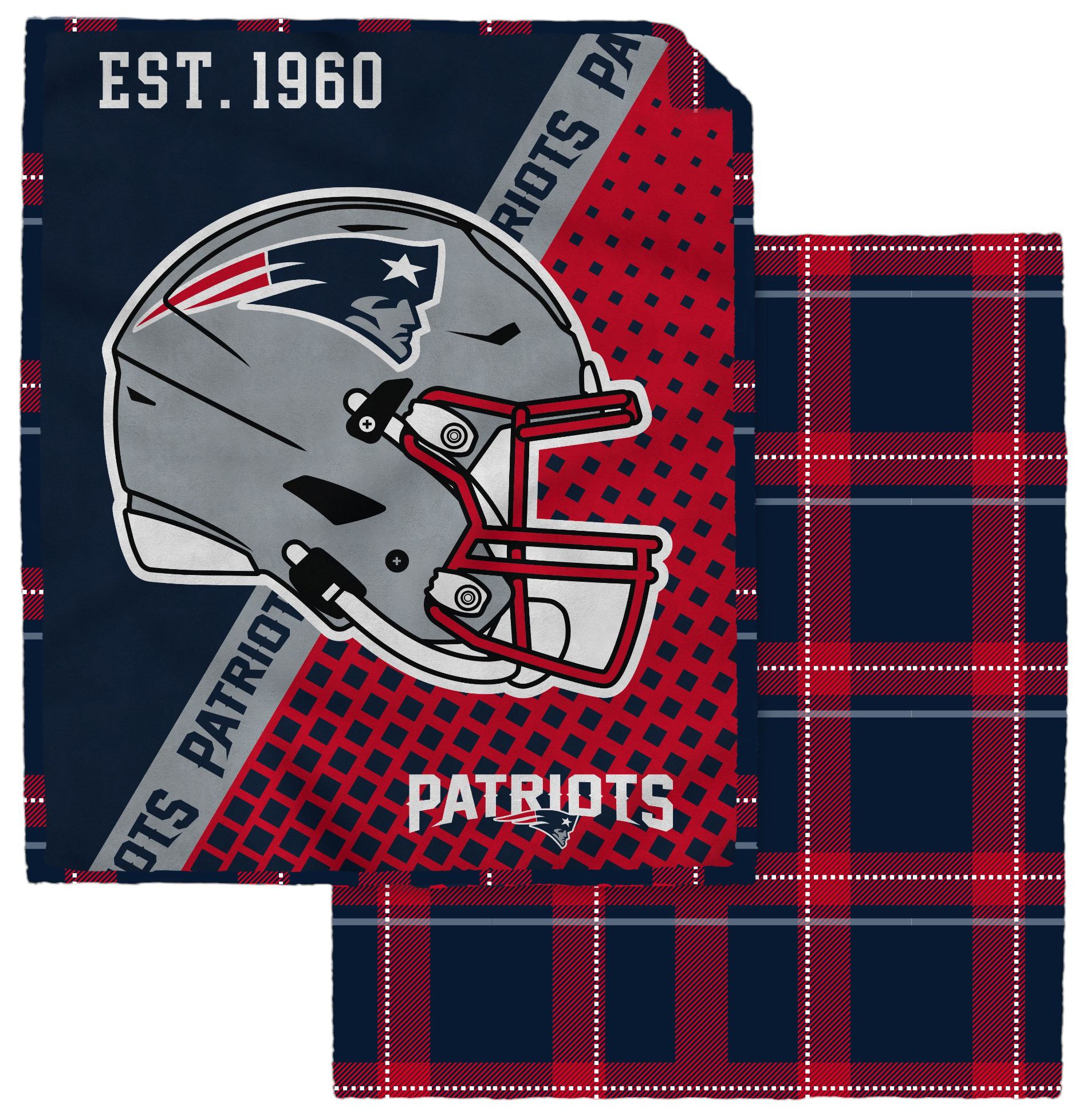 Pegasus NFL New England Patriots Helmet Blanket
