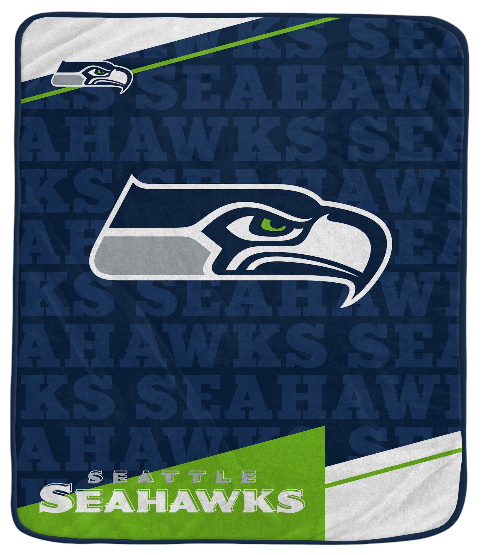 Pegasus NFL Seattle Seahawks Diagonal Ghost Blanket