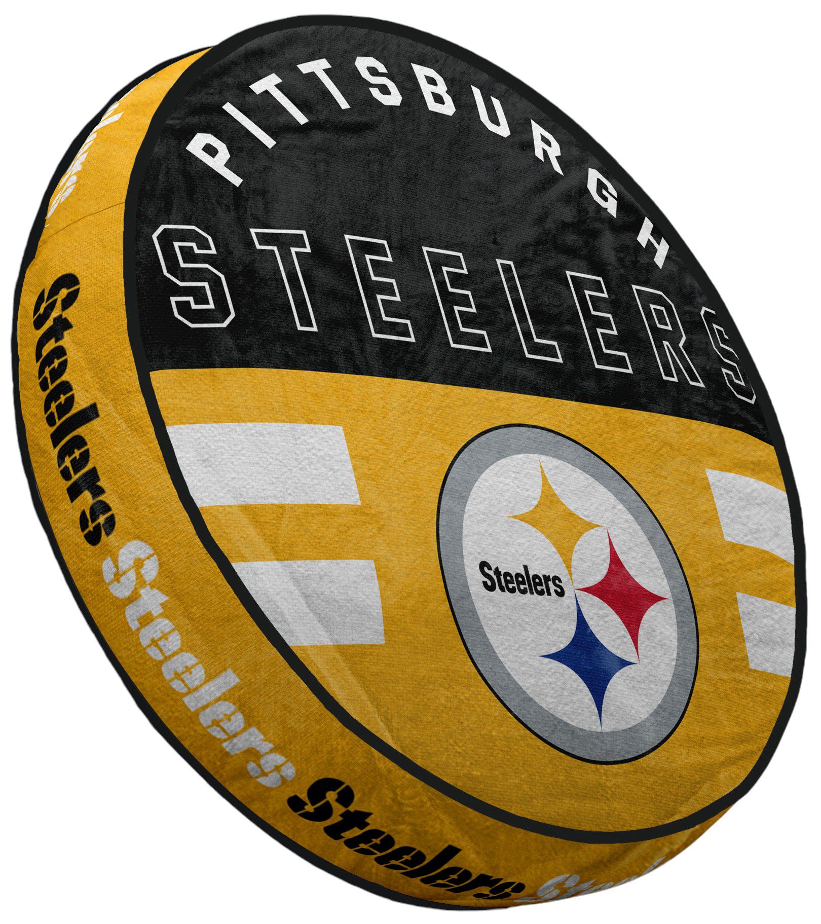 Pegasus Sports Pittsburgh Steelers Circle Plush Pillow
