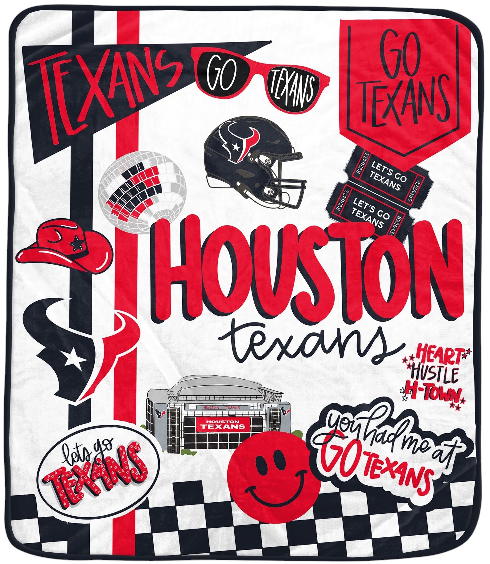 Pegasus NFL Houston Texans Native Fan Blanket