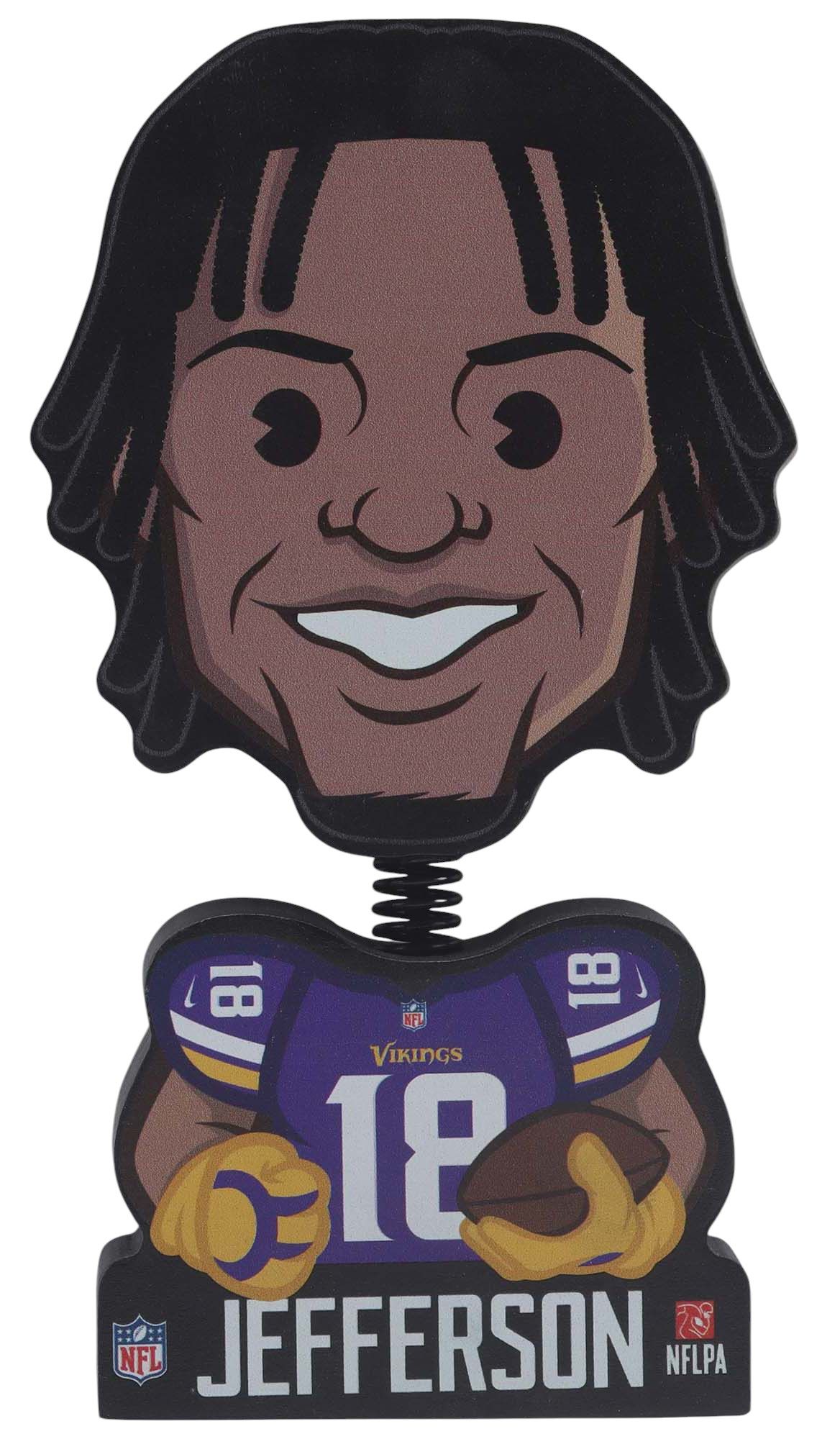 Open Road Unisex Minnesota Vikings Justin Jefferson Wood Mover and Shaker
