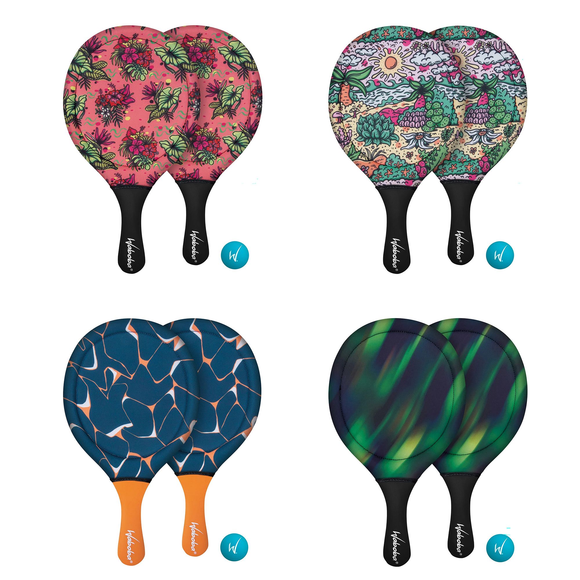 Waboba Beach Paddle Set - Assorted Colors
