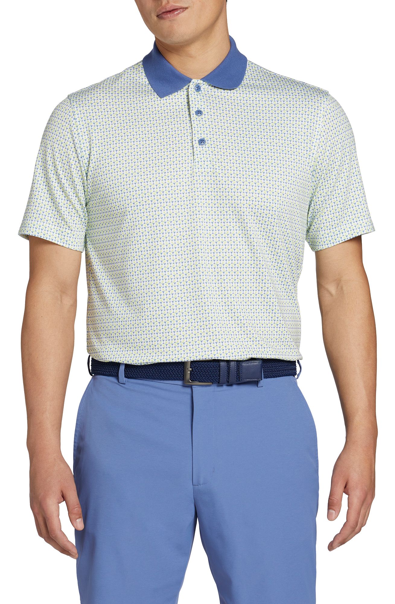 Walter Hagen Men's Clubhouse 19th Hole Golf Polo - Multi