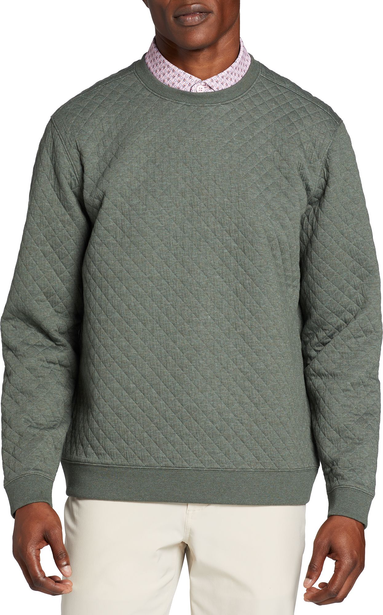 Walter Hagen Men's Clubhouse Crew Golf Pullover