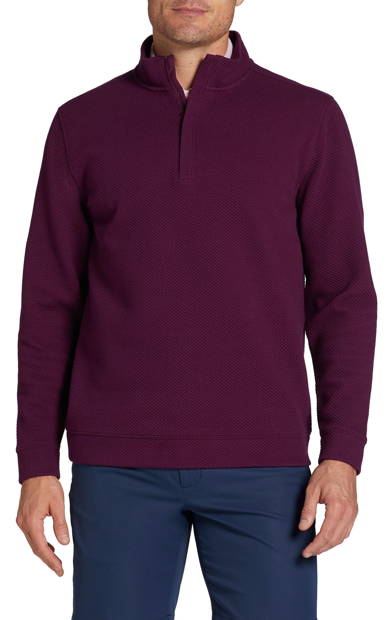 Walter Hagen Men's Clubhouse Midweight 1/4 Zip Golf Pullover