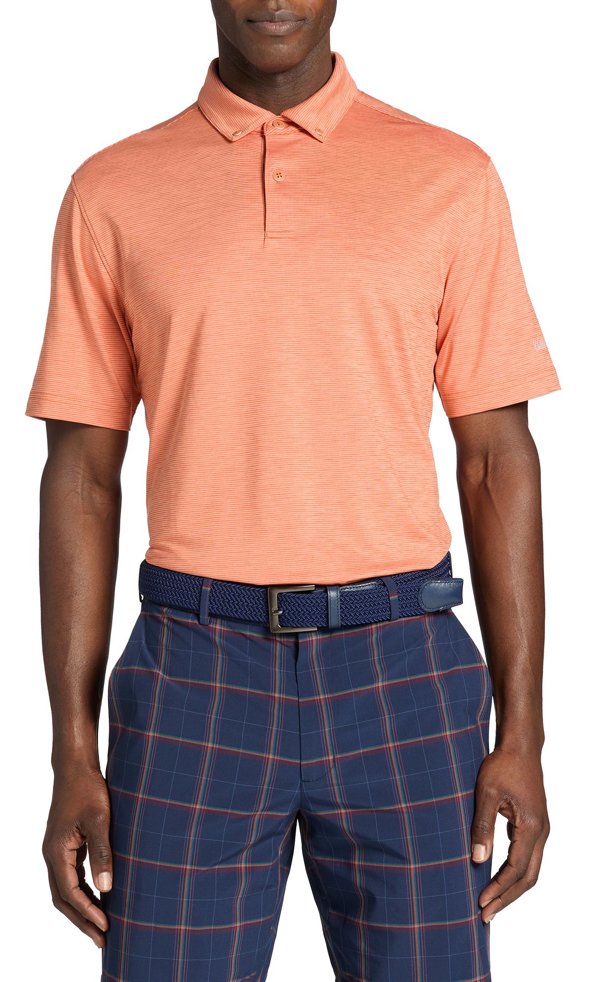 Walter Hagen Men's Performance 11 Championship Stripe Short Sleeve Golf Polo