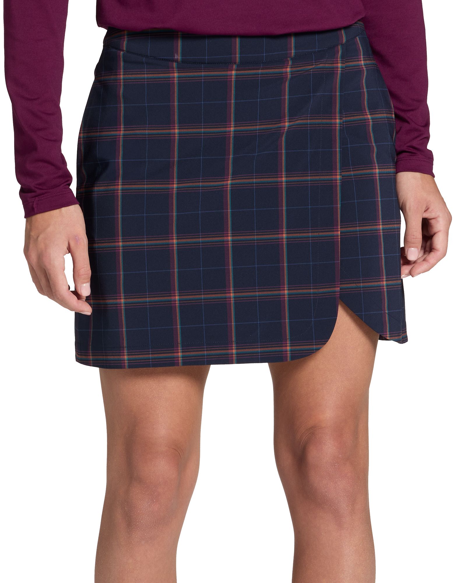 Walter Hagen Women's Clubhouse 17” Plaid Golf Skort