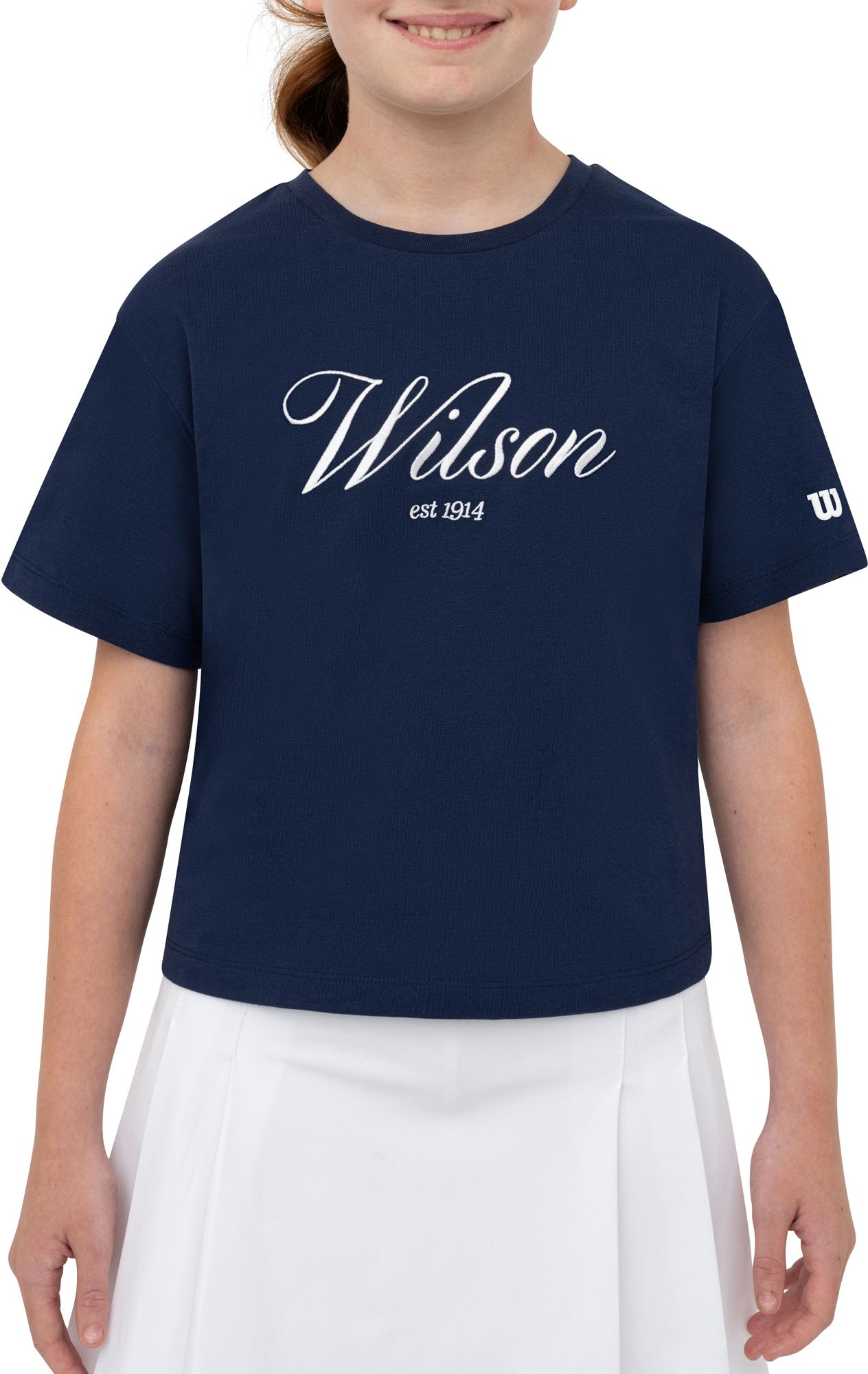 Wilson Girls' Script Boxy T-Shirt