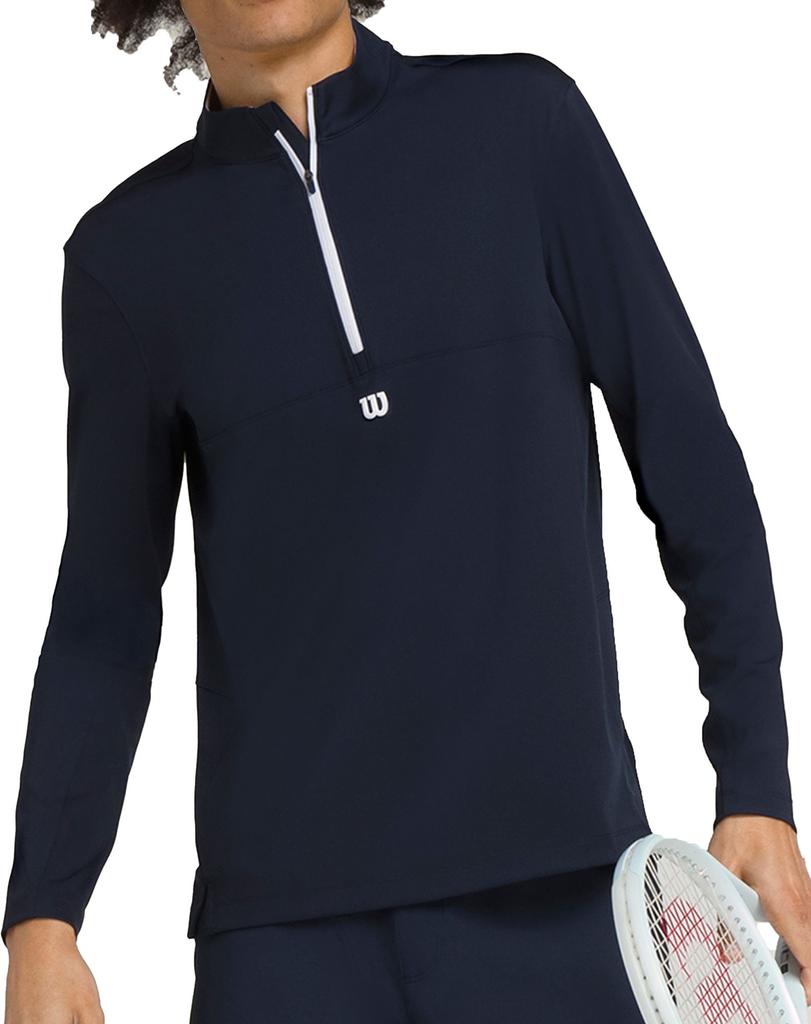 Wilson Men's Elevate Perforated Tennis 1/2 Zip