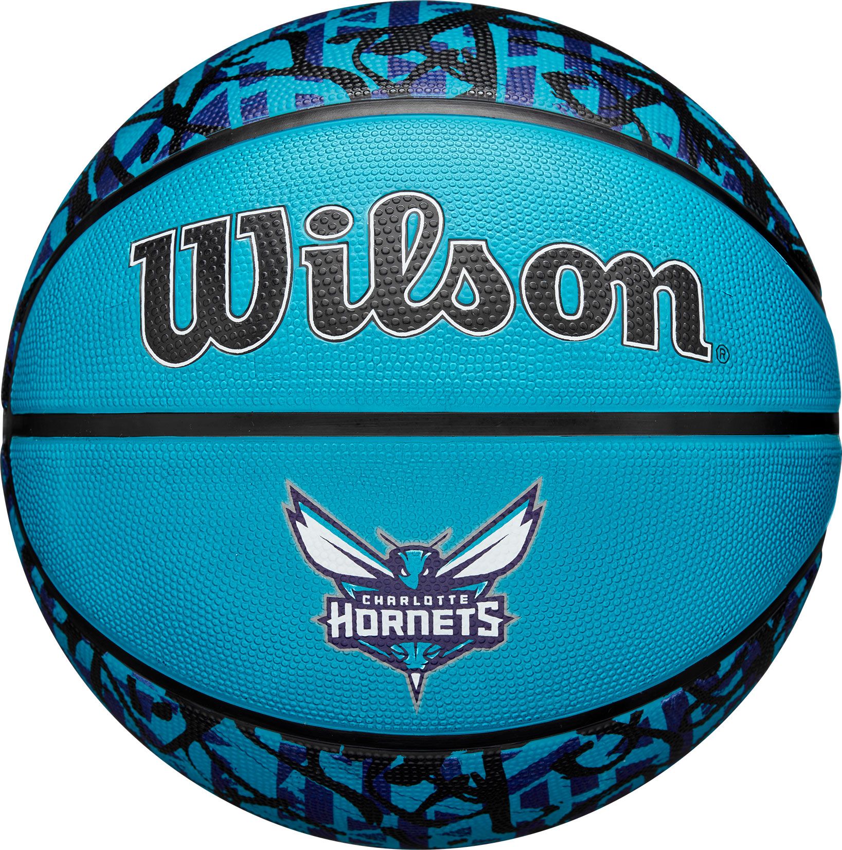 Wilson Charlotte Hornets Graffiti Full Size Basketball