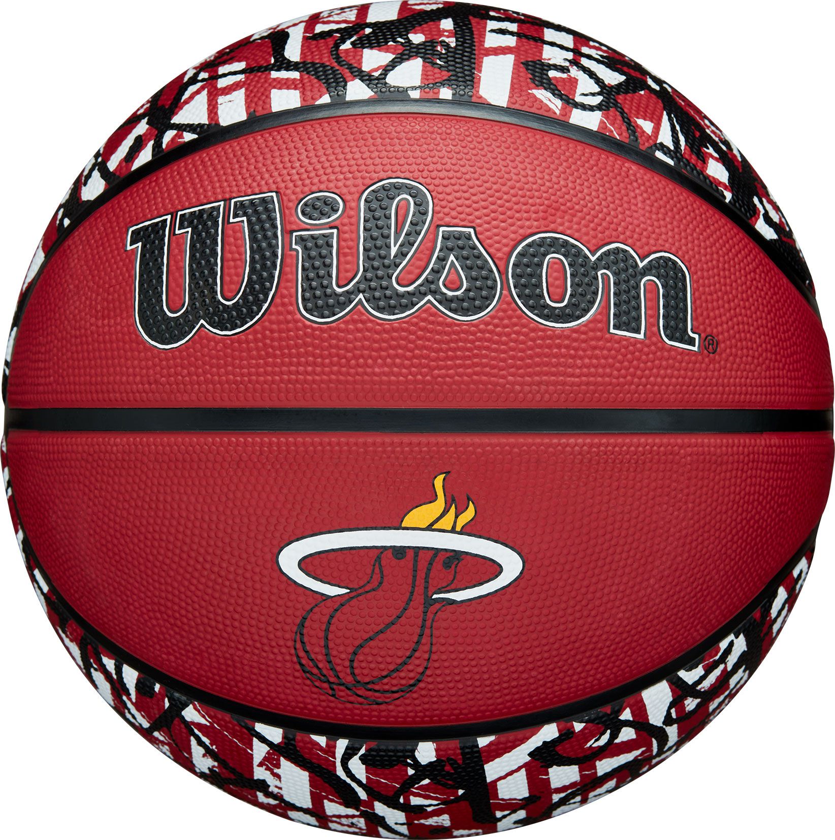 Wilson Miami Heat Graffiti Full Size Basketball