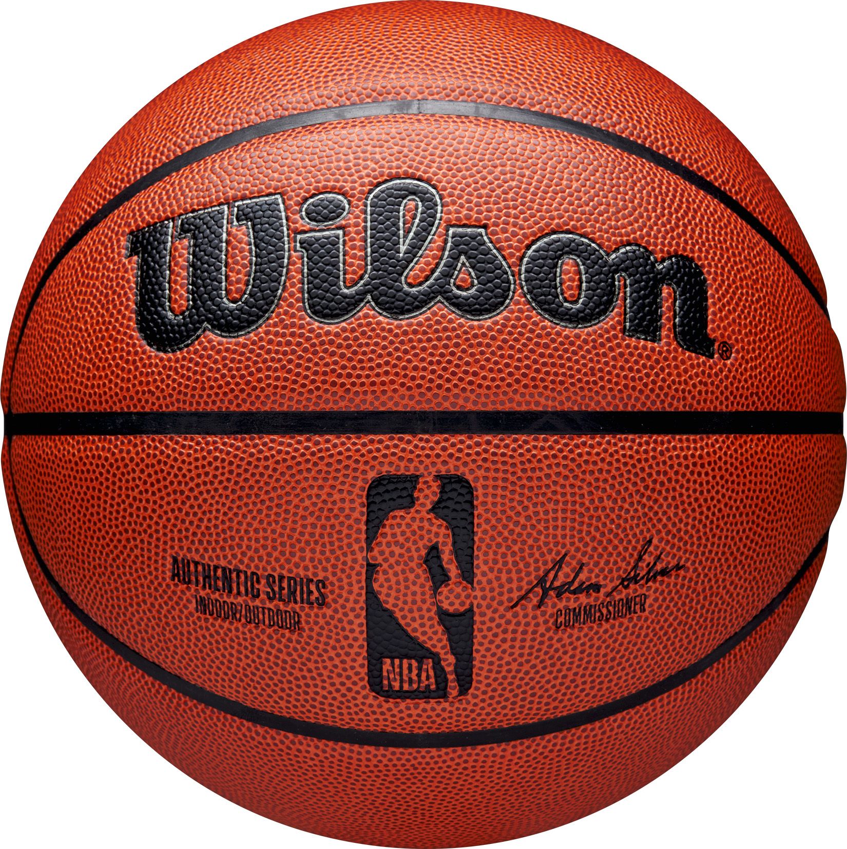 Wilson NBA Authentic Indoor/Outdoor Basketball Orange thumbnail
