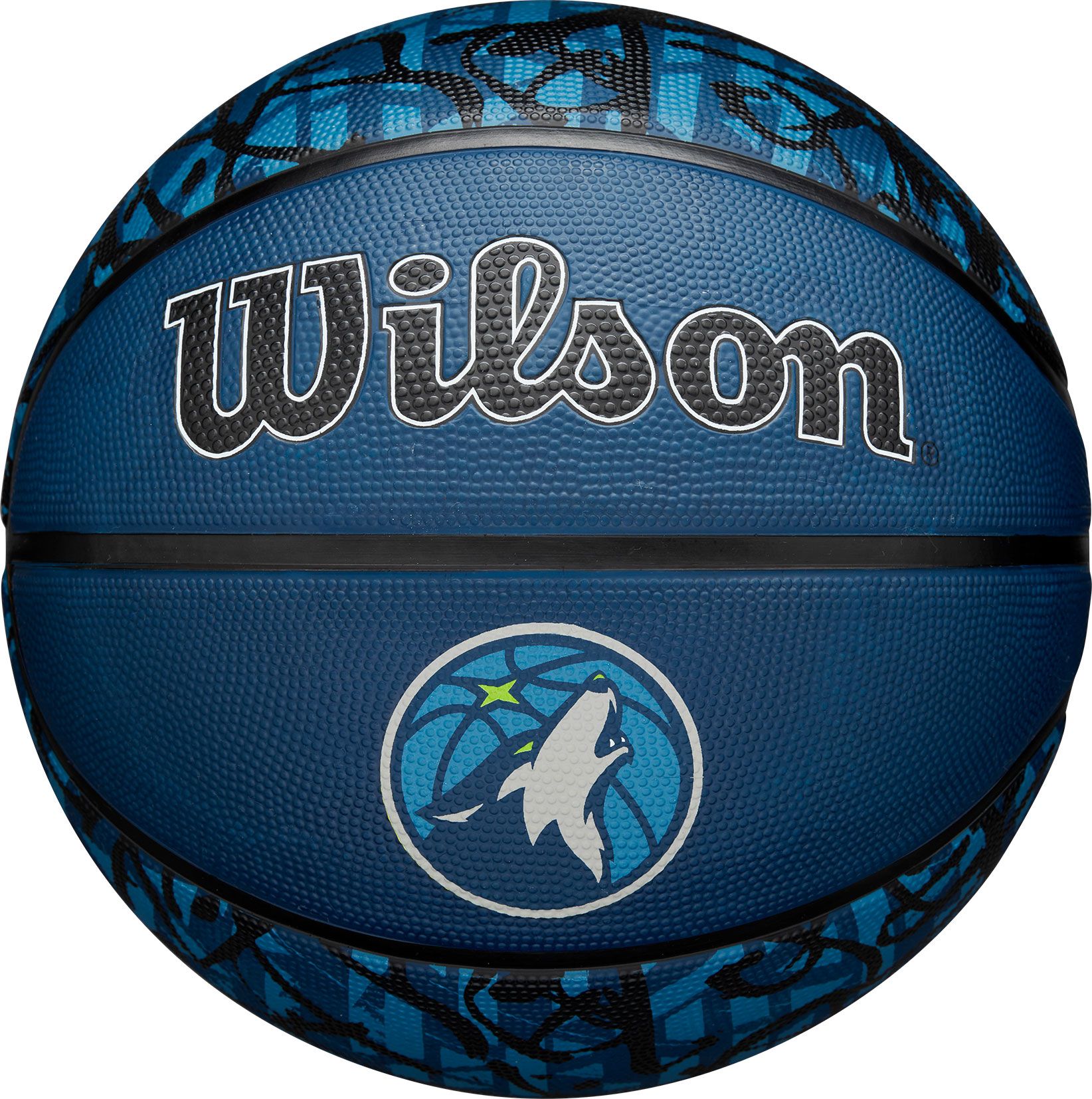 Wilson Minnesota Timberwolves Graffiti Full Size Basketball