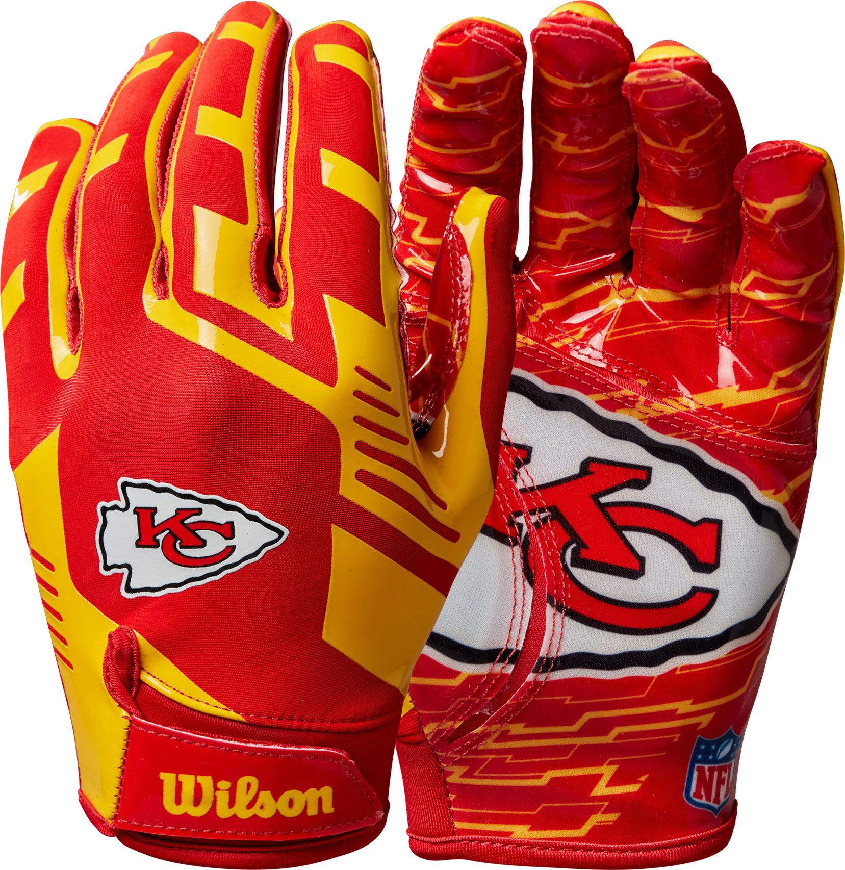 Wilson Youth Kansas City Chiefs Stretch Fit Gloves