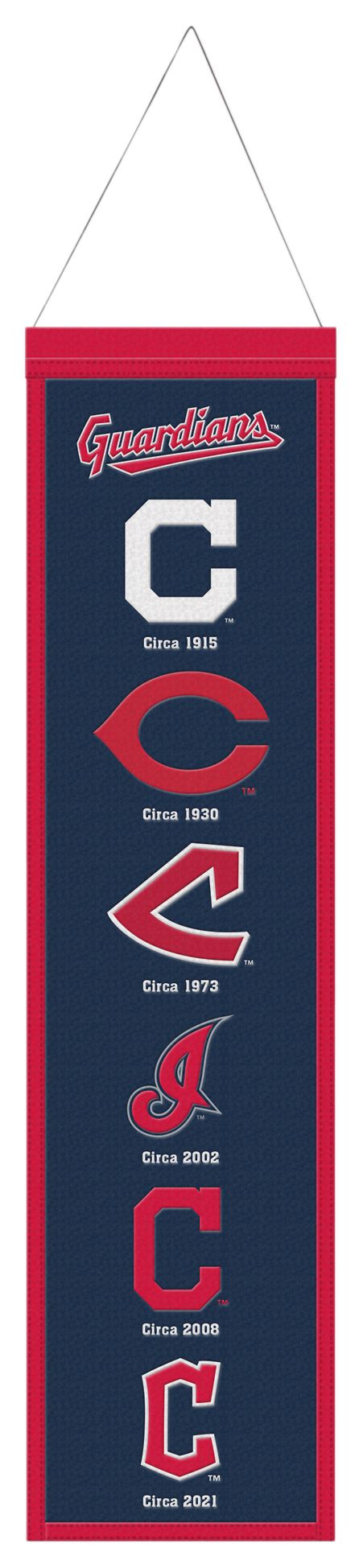 Wincraft Cleveland Guardians 8'' x 32'' Wool Banner