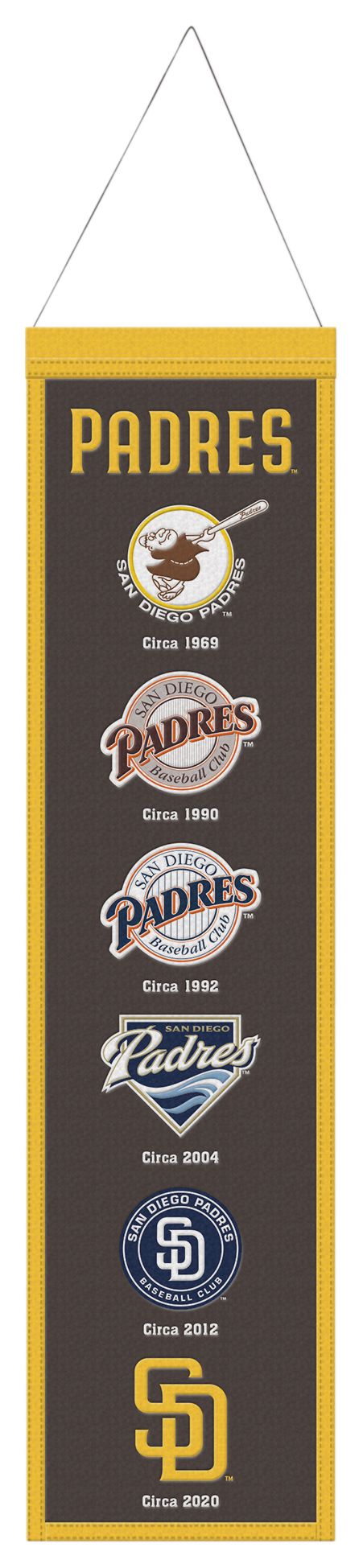 Wincraft San Diego Padres 8'' x 32'' Wool Banner