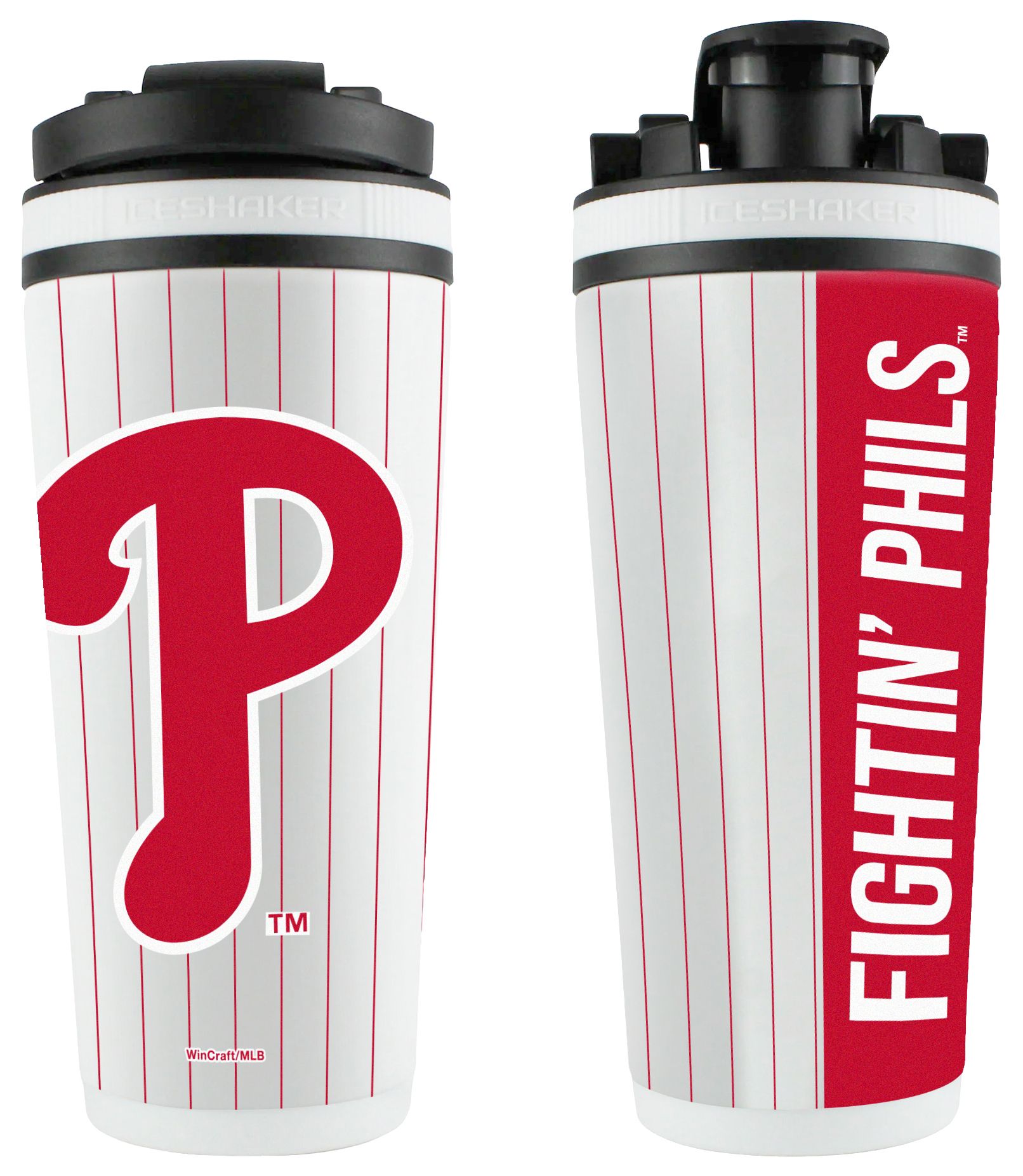 Wincraft Philadelphia Phillies 26 oz. Stainless Steel Steel Ice Shaker Blender Bottle