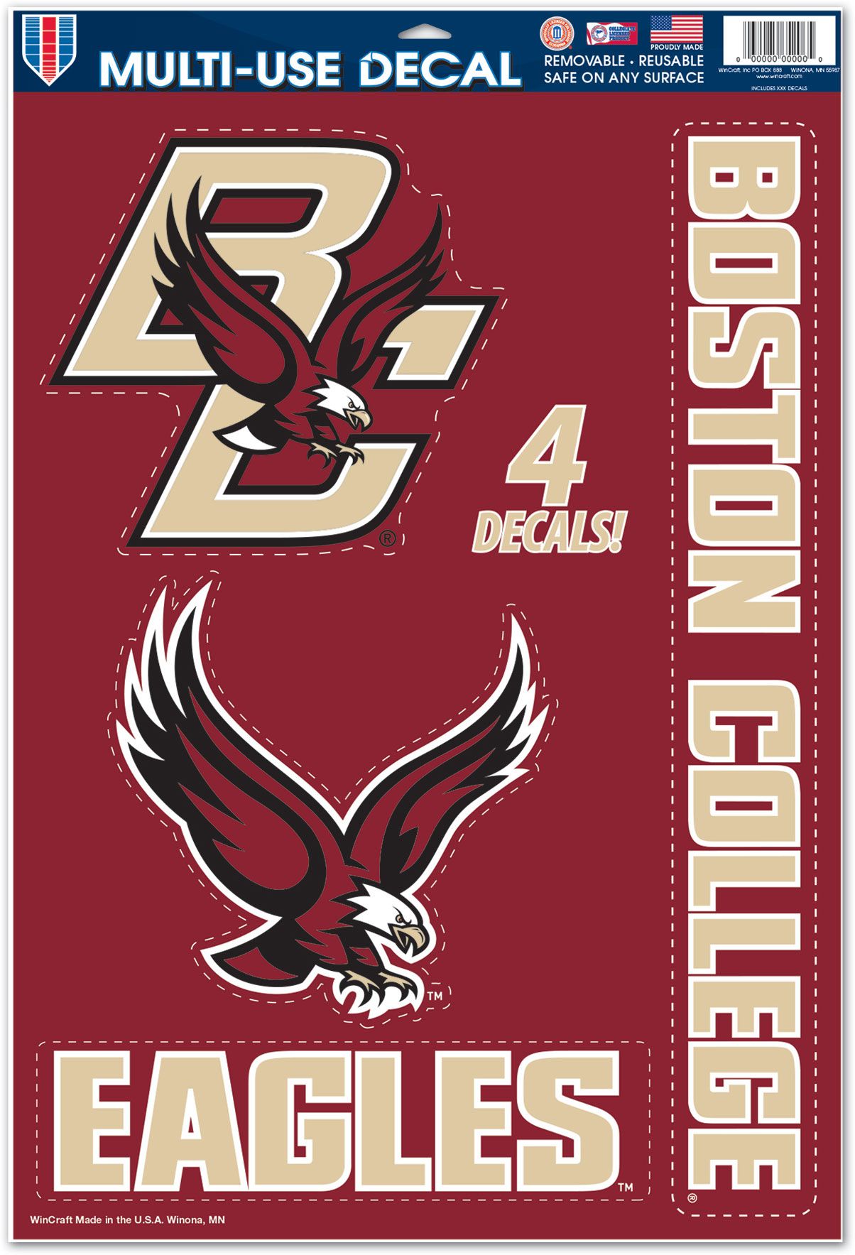 Wincraft Boston College Eagles Decal