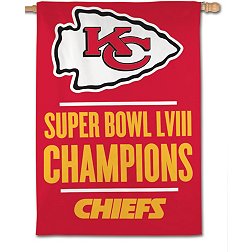 WinCraft Super Bowl LVIII Champions Kansas City Chiefs 28'' x 40'' Two-Sided Banner