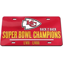 WinCraft Super Bowl LVIII Champions Kansas City Chiefs License Plate