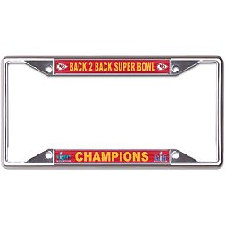 WinCraft Super Bowl LVIII Champions Kansas City Chiefs Metallic License Plate Frame