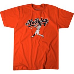 BreakingT Men's Baltimore Orioles Jackson Holliday Orange Swing T-Shirt
