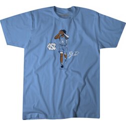 Breaking T North Carolina Tar Heels Carolina Blue RJ Davis T-Shirt