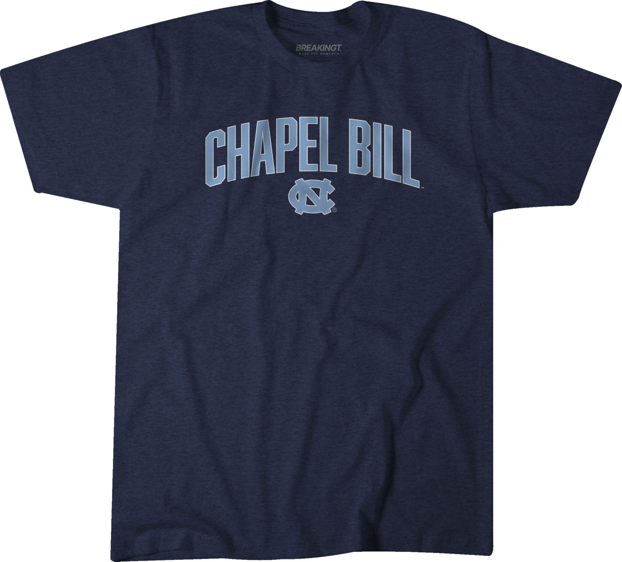 Adult North Carolina Tar Heels Bill Belichick 'Chapel Bill' Navy T-Shirt