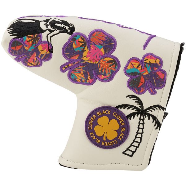 CMC Design Live Lucky Purple Hula Blade Putter Headcover