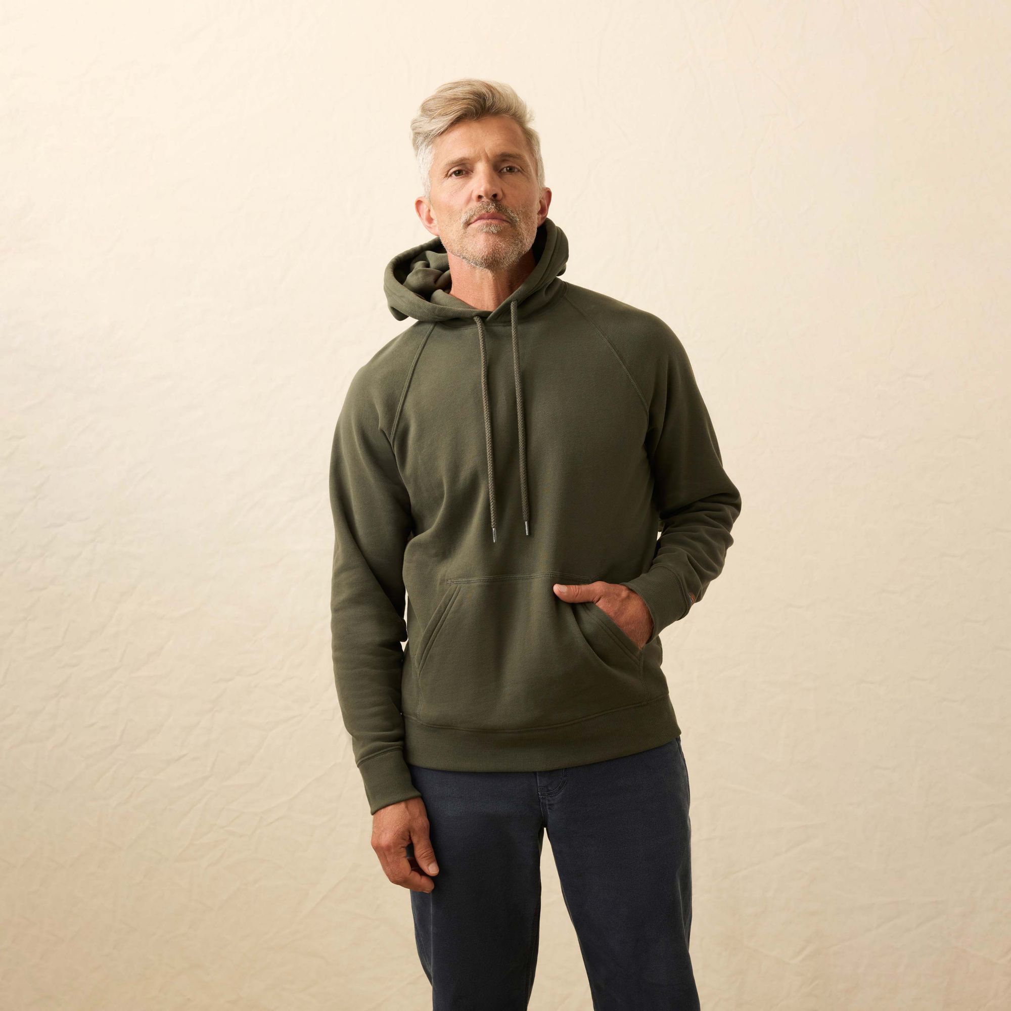 Faherty Men's High Standard Fleece Hoodie