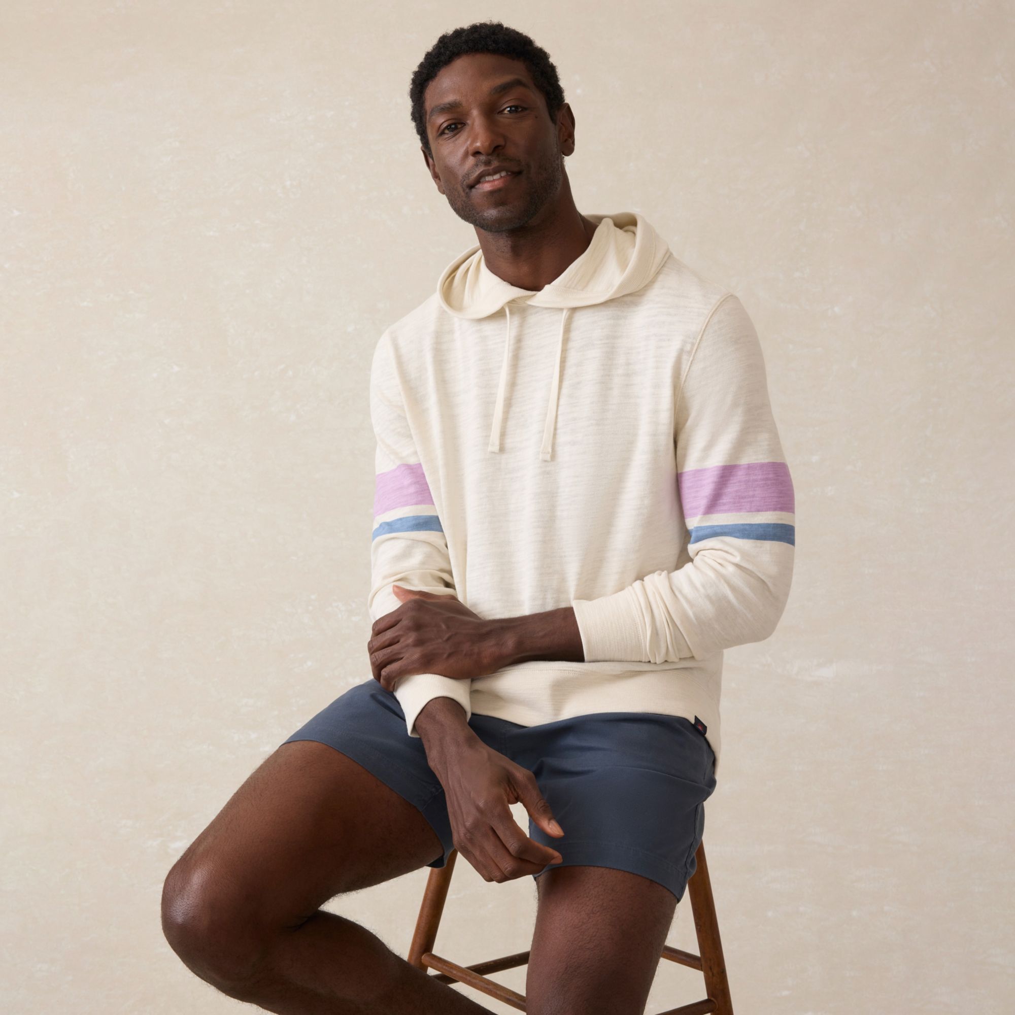 Cream Dume Stripe