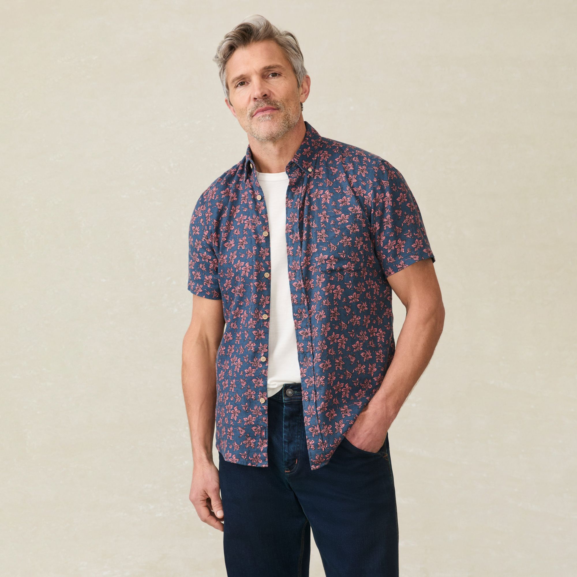 Berry Navy Floral