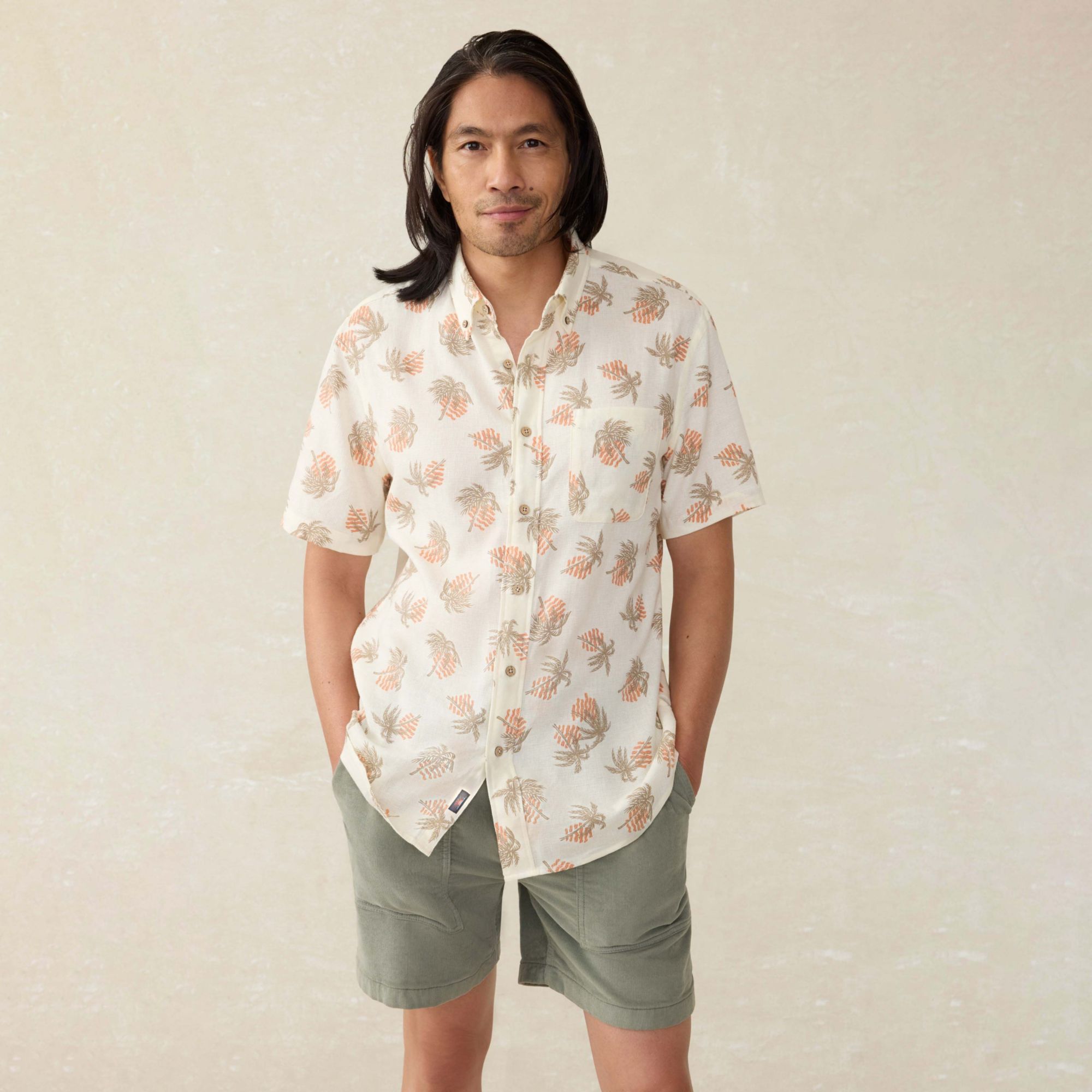 Faherty Men's Breeze Short Sleeve Shirt