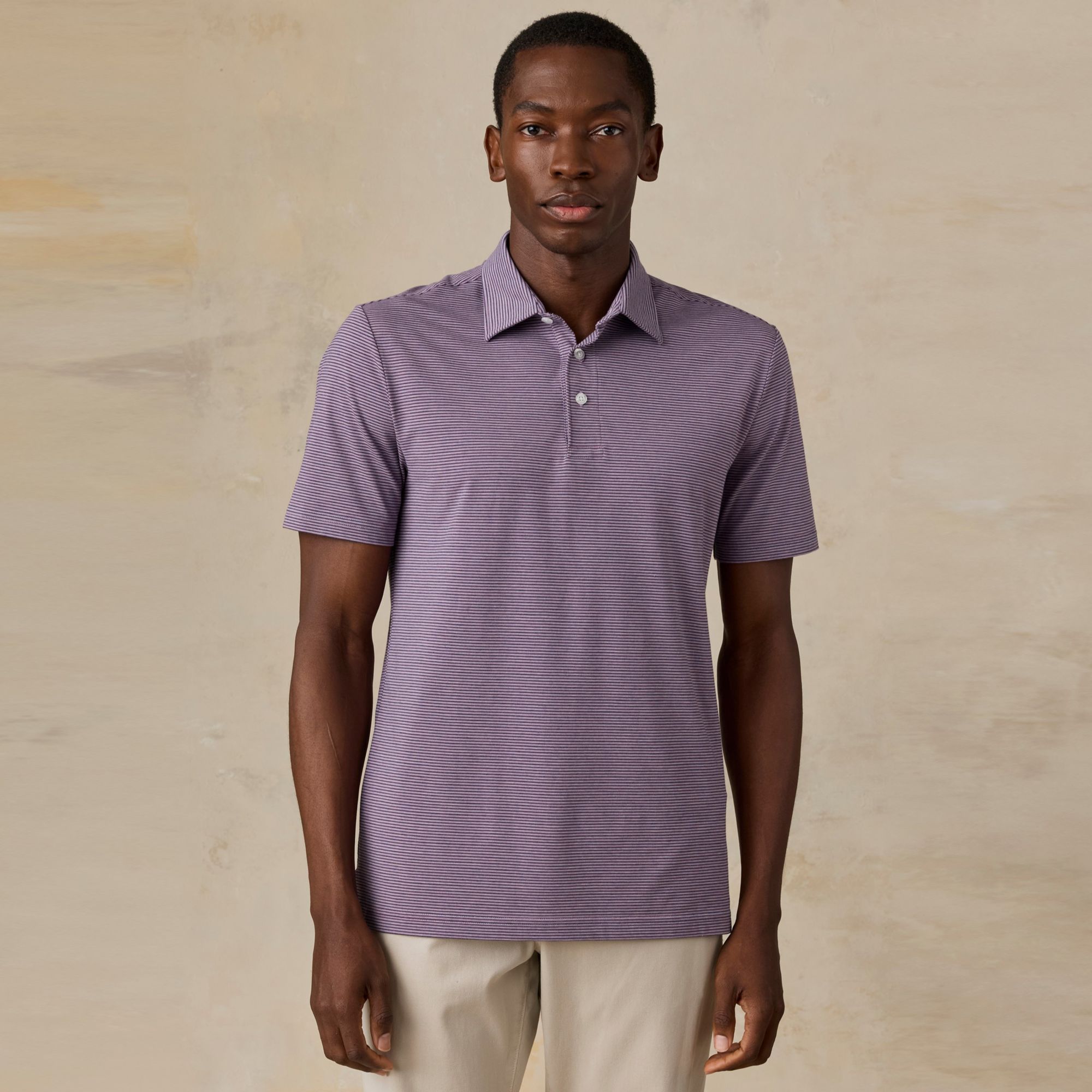 Faherty Men's Movement Short Sleeve Polo