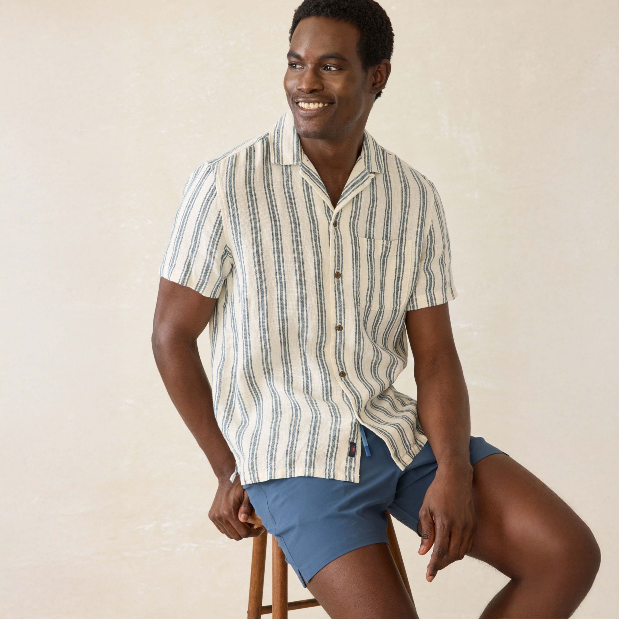Horizon Ivory Stripe