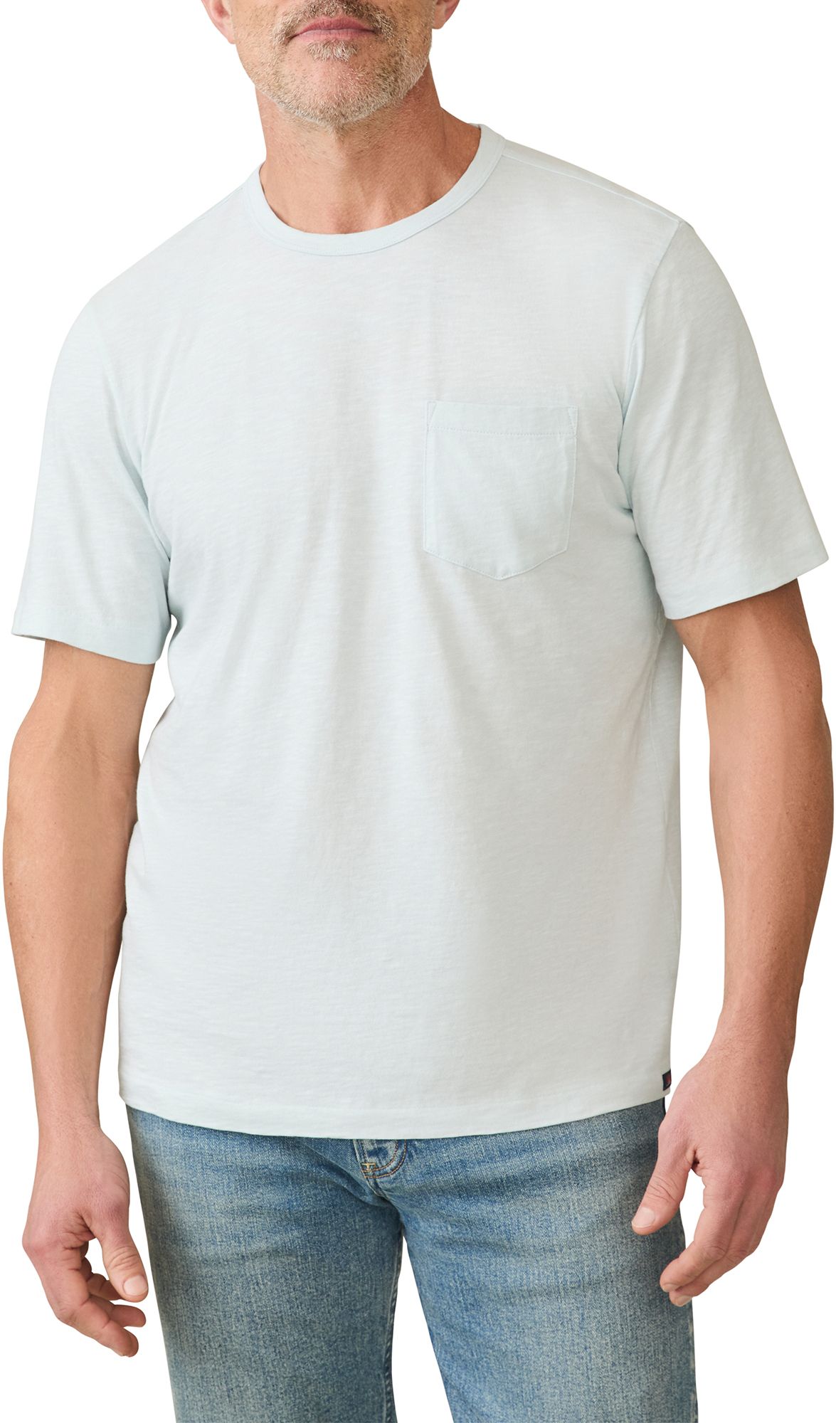 Faherty Men's Sunwashed Pocket Short Sleeve T-Shirt