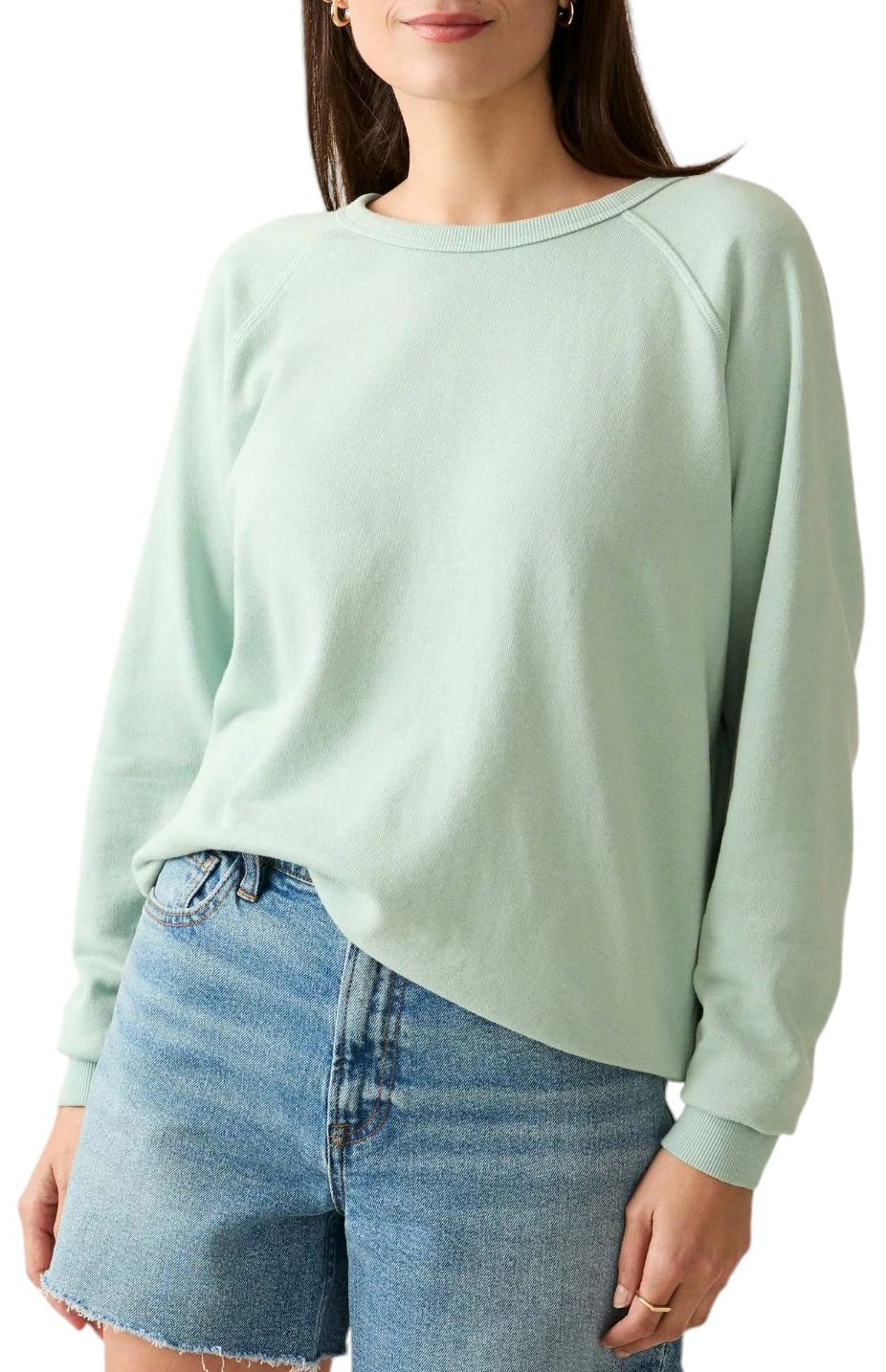 Faherty Women's Coastal Cloud Crew Neck Sweatshirt