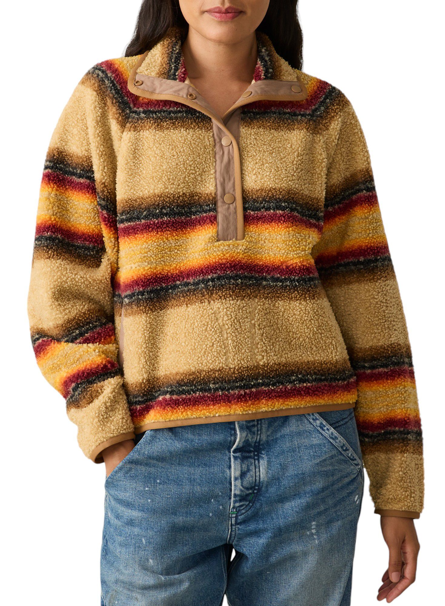 Faherty Women's Fireside Fleece Pullover