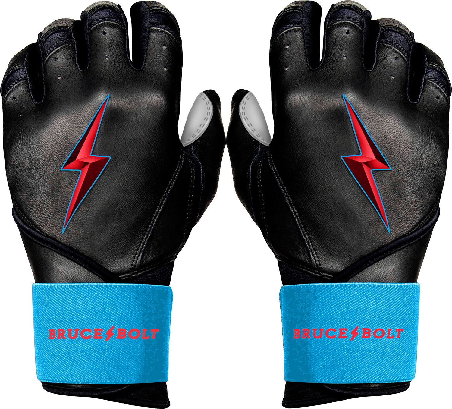 BRUCE BOLT Men's Bear Series Long Cuff Batting Gloves