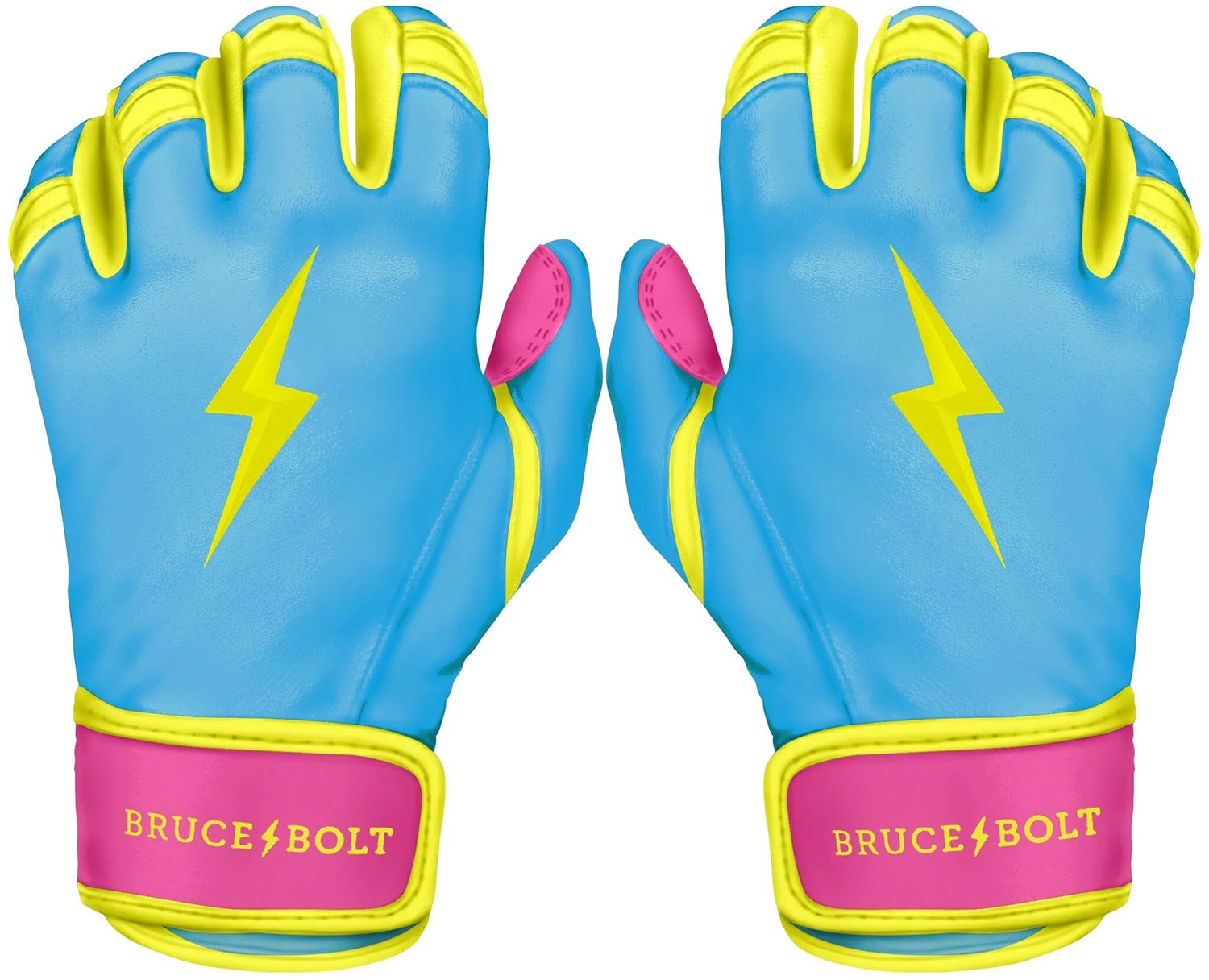 BRUCE BOLT Men's Bear Series Short Cuff Batting Gloves