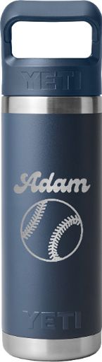 YETI Custom 18 oz. Rambler Bottle with Color-Matched Straw Cap